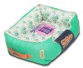 Touchdog Floral-Galore Vintage printed Ultra-Plush Rectangular Designer Dog Bed