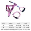 Adjustable Traction Rope Chest and Back Harness Leash