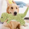 Dog Training Stuffed Dinosaur Sounding Dog Toy